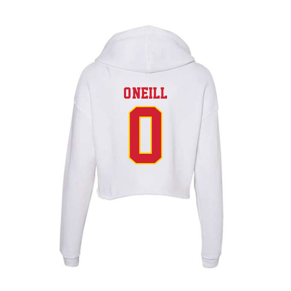 Pitt State - NCAA Women's Soccer : Jaiden O'Neill - Women's Crop Fleece Hooded Sweatshirt-1