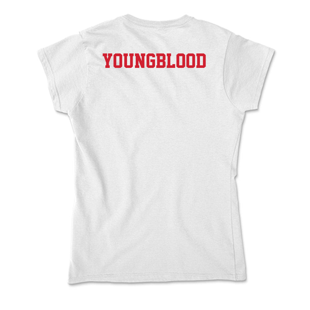 Pitt State - NCAA Football : Malachi Youngblood - Soft Style Women’s T-Shirt-1