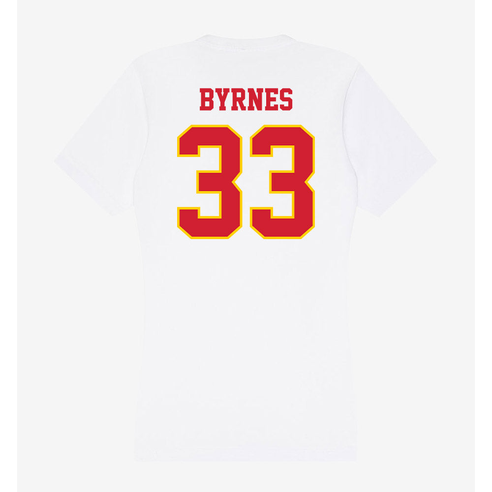 Pitt State - NCAA Women's Basketball : Amanda Byrnes - Women's V-Neck T-Shirt-1