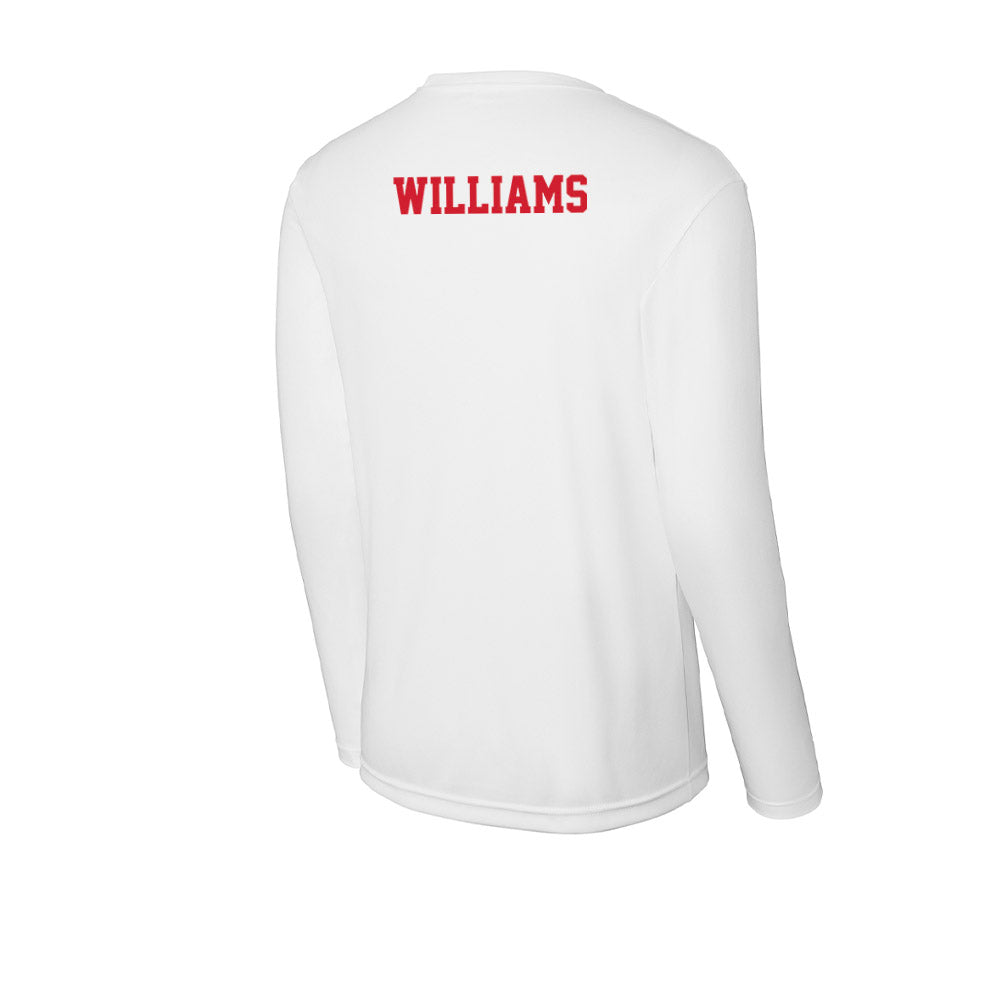 Pitt State - NCAA Women's Track & Field : Madison Williams - Activewear Long Sleeve T-Shirt-1
