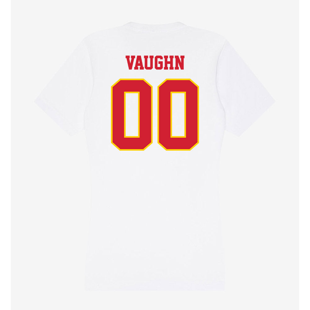 Pitt State - NCAA Football : Harrison Vaughn - Women's V-Neck T-Shirt-1
