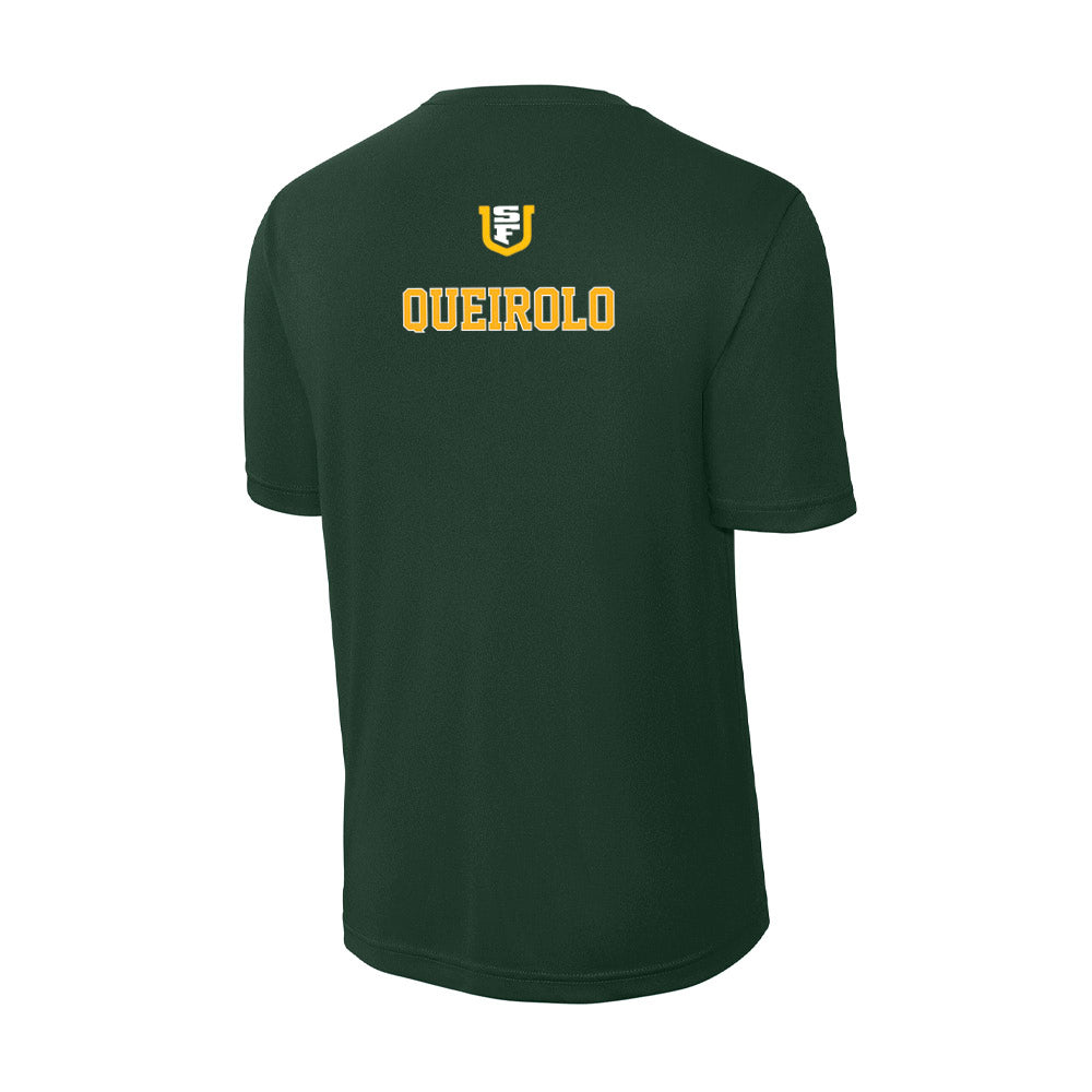 USFCA - NCAA Men's Cross Country : Enzo Queirolo - Activewear T-Shirt-1