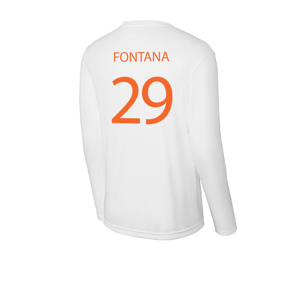 HWS - NCAA Men's Ice Hockey : Kahlil Fontana - Activewear Long Sleeve T-Shirt-1