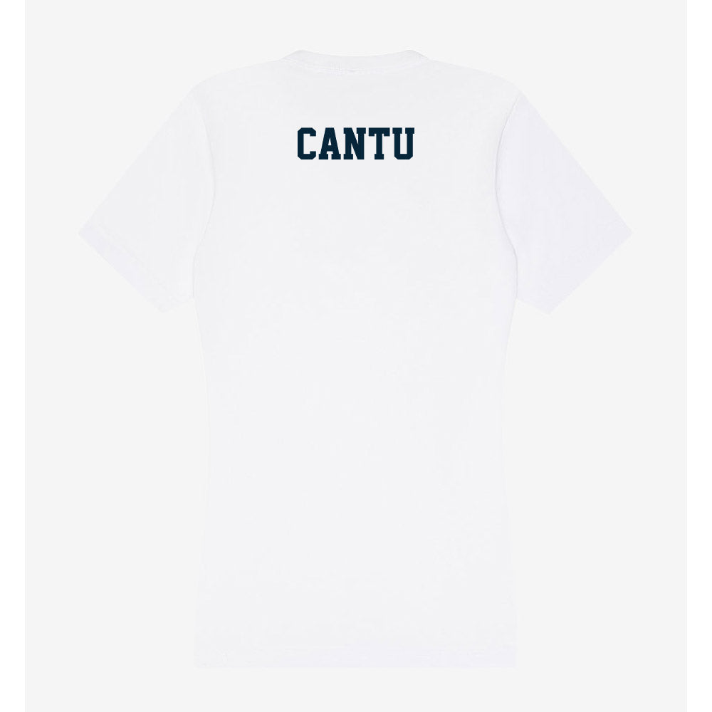 Utah State - NCAA Men's Golf : Luis Cantu - Women's V-Neck T-Shirt-1