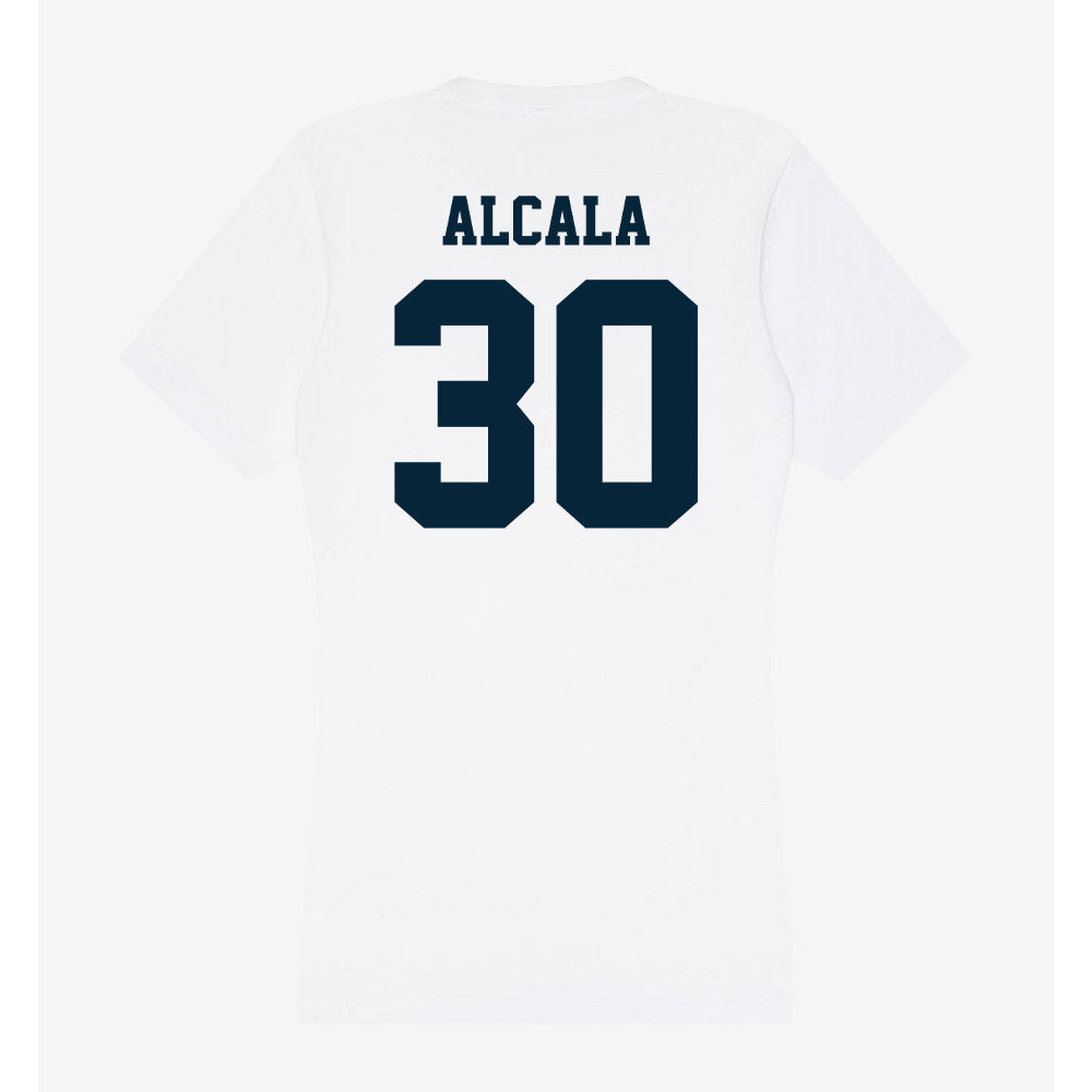 Utah State - NCAA Women's Soccer : Valeria Alcala - Women's V-Neck T-Shirt-1