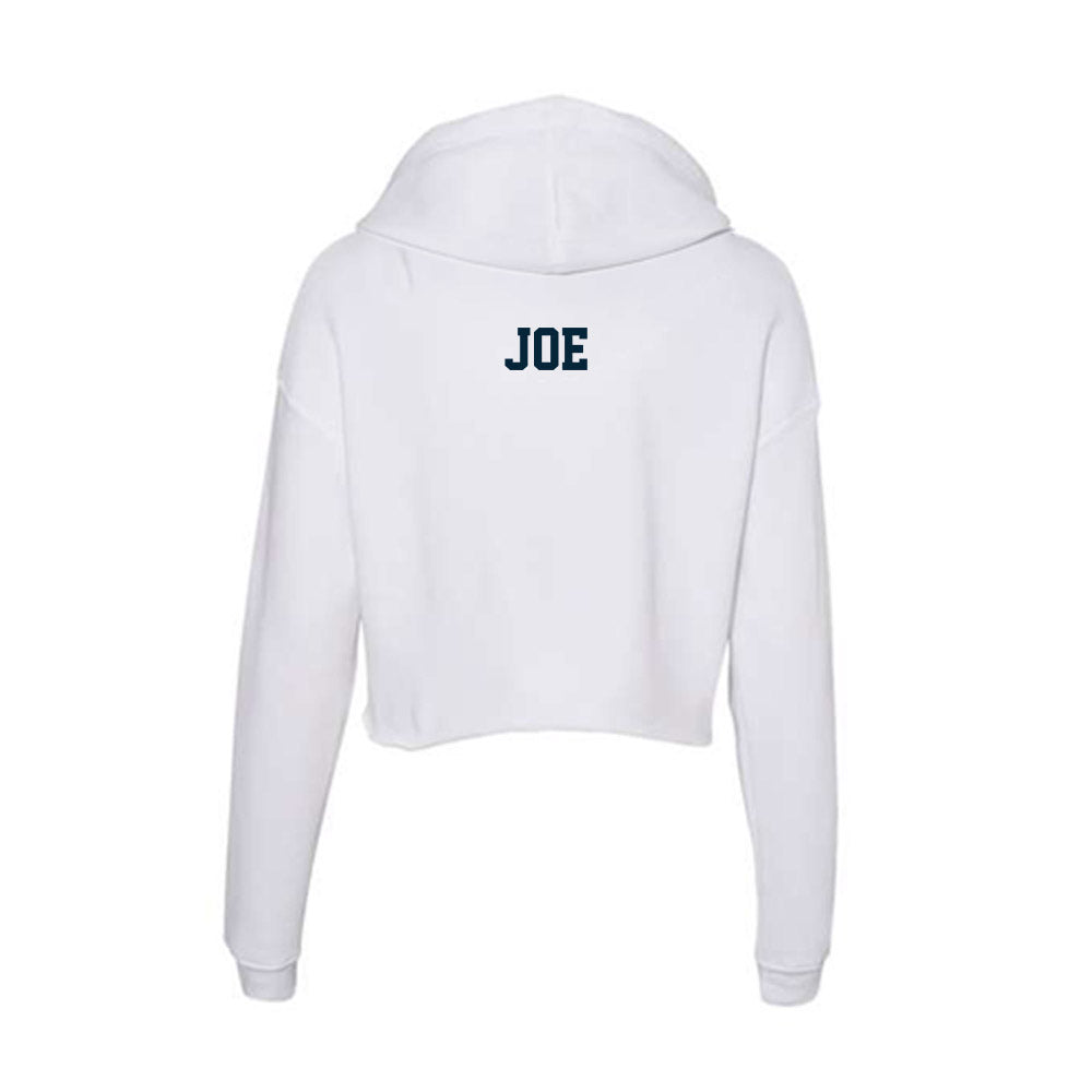 Utah State - NCAA Football : Chris Joe - Women's Crop Fleece Hooded Sweatshirt-1
