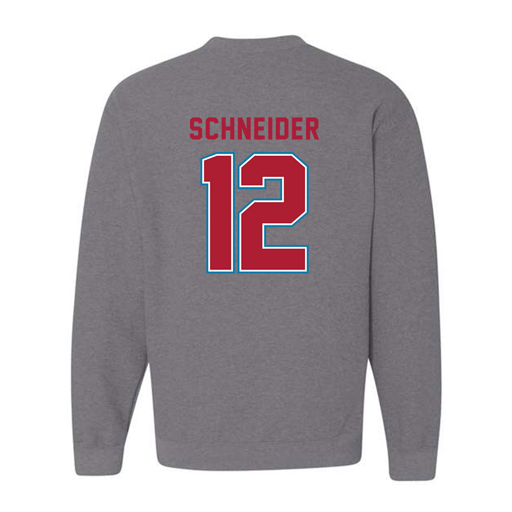 LMU - NCAA Baseball : Max Schneider - Crewneck Sweatshirt-1