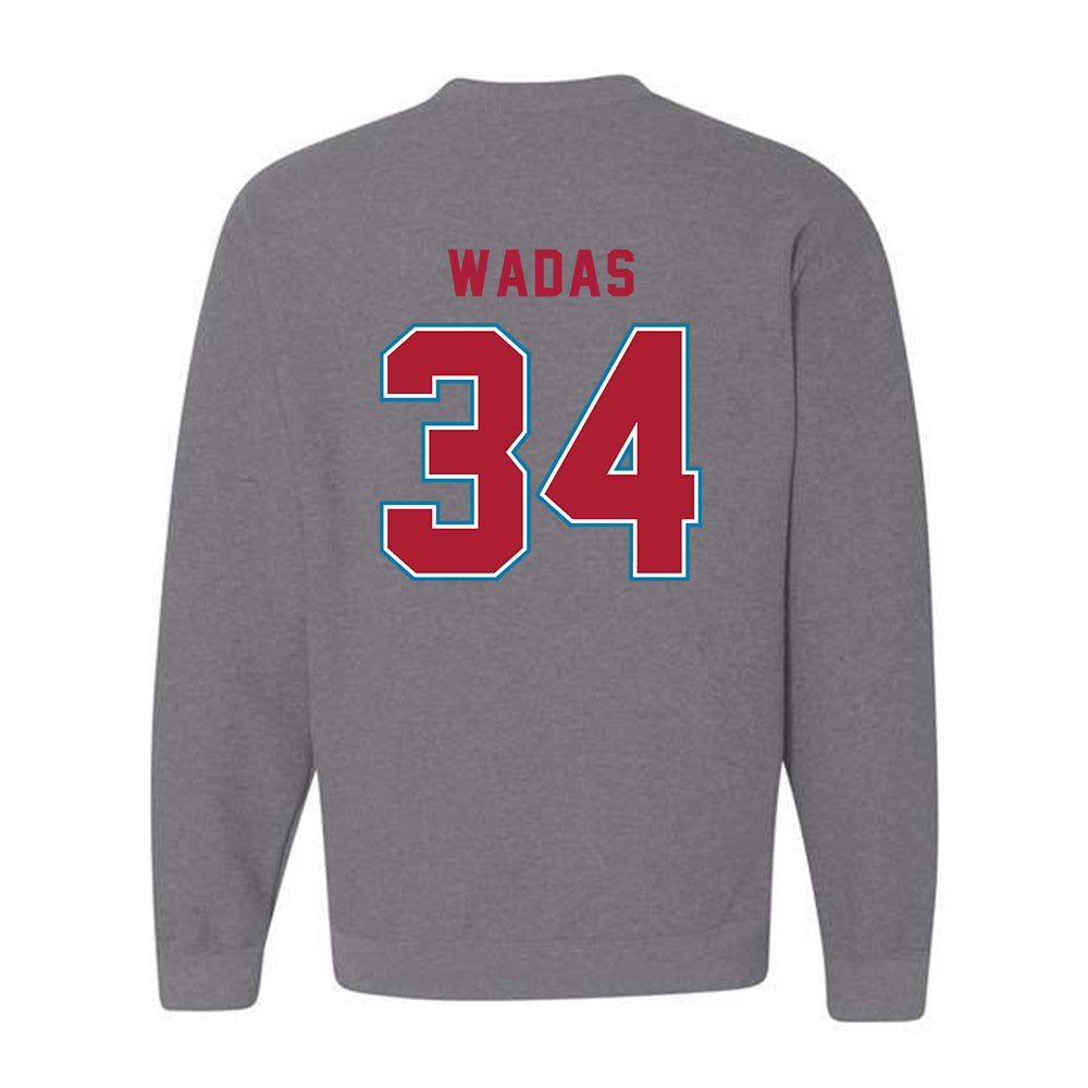 LMU - NCAA Baseball : Zach Wadas - Crewneck Sweatshirt-1