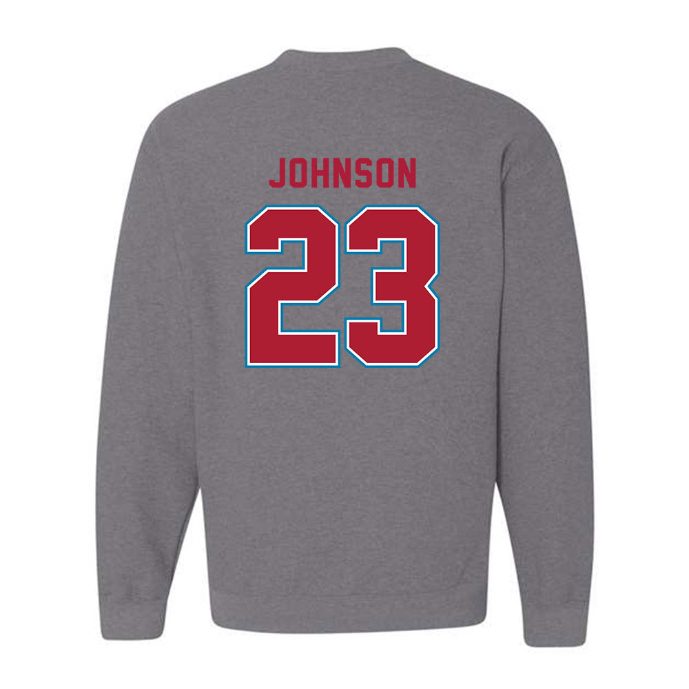 LMU - NCAA Baseball : Jonah Johnson - Crewneck Sweatshirt-1