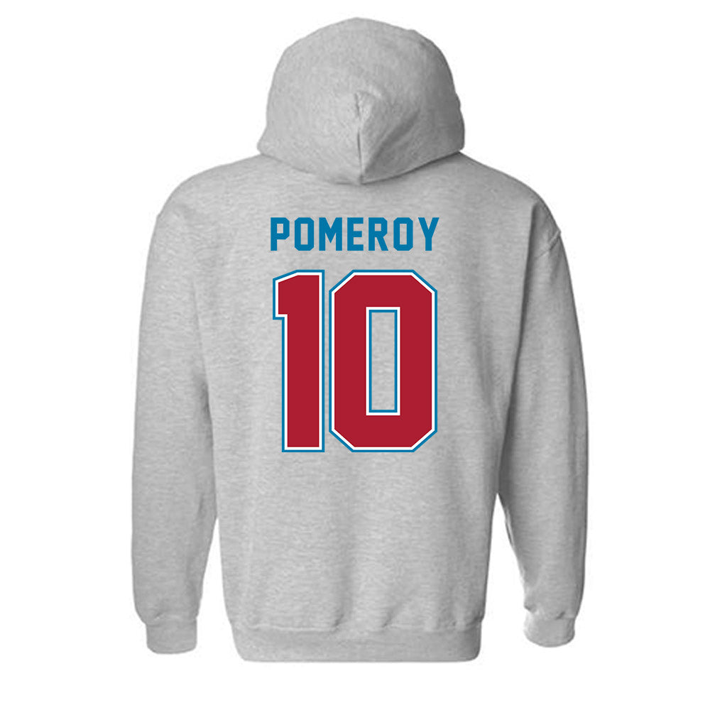 LMU - NCAA Women's Volleyball : Camille Pomeroy - Classic Shersey Hooded Sweatshirt-1