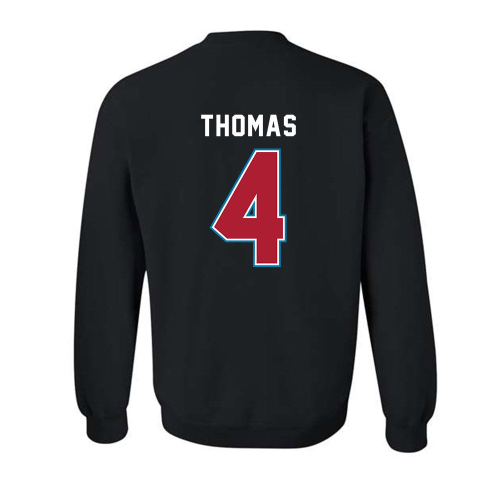 LMU - NCAA Men's Basketball : Aj Thomas - Classic Shersey Crewneck Sweatshirt-1