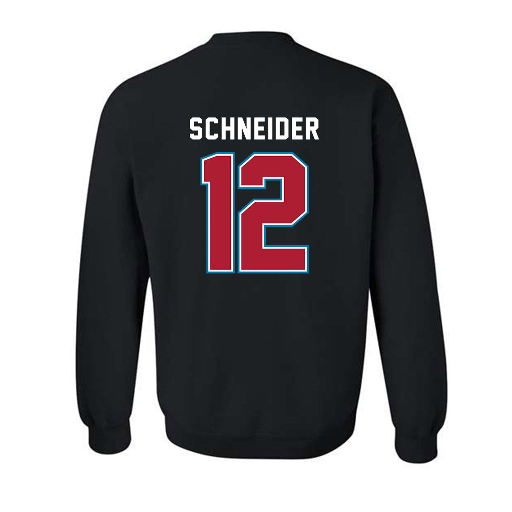 LMU - NCAA Baseball : Max Schneider - Classic Shersey Crewneck Sweatshirt-1
