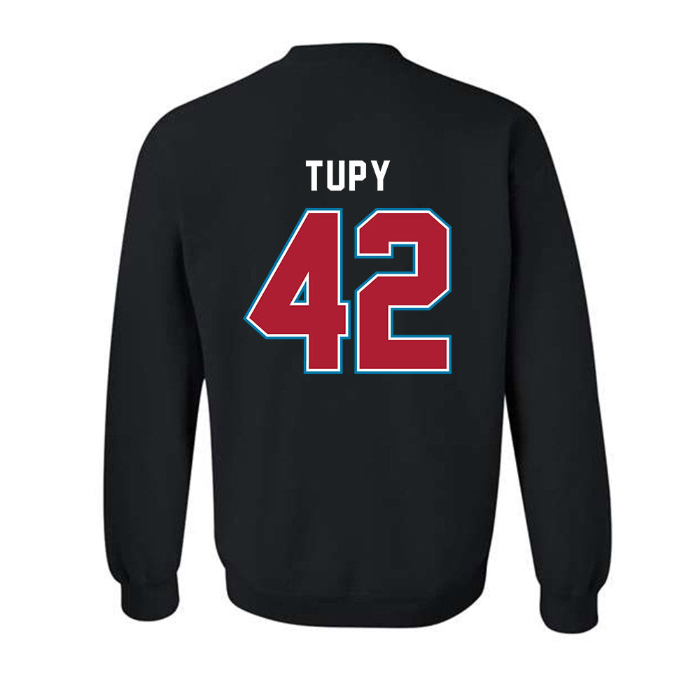 LMU - NCAA Men's Basketball : George Tupy - Classic Shersey Crewneck Sweatshirt-1