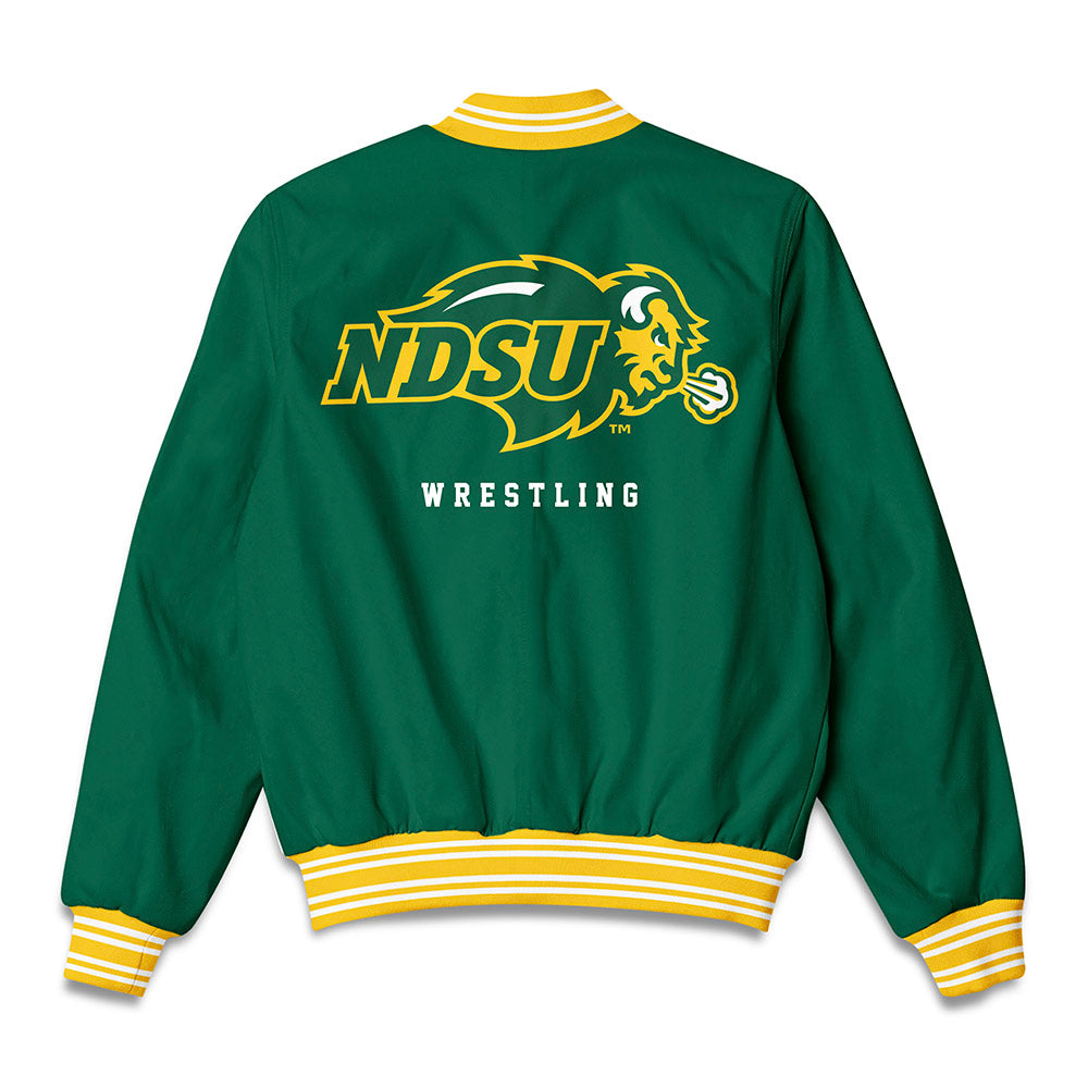 NDSU - NCAA Wrestling : Gabriel Gallardo - Bomber Jacket-1