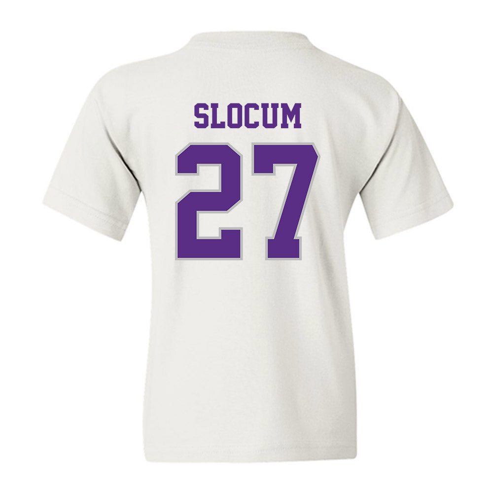 Stonehill - NCAA Women's Ice Hockey : Makenna Slocum - Classic Shersey Youth T-Shirt-1