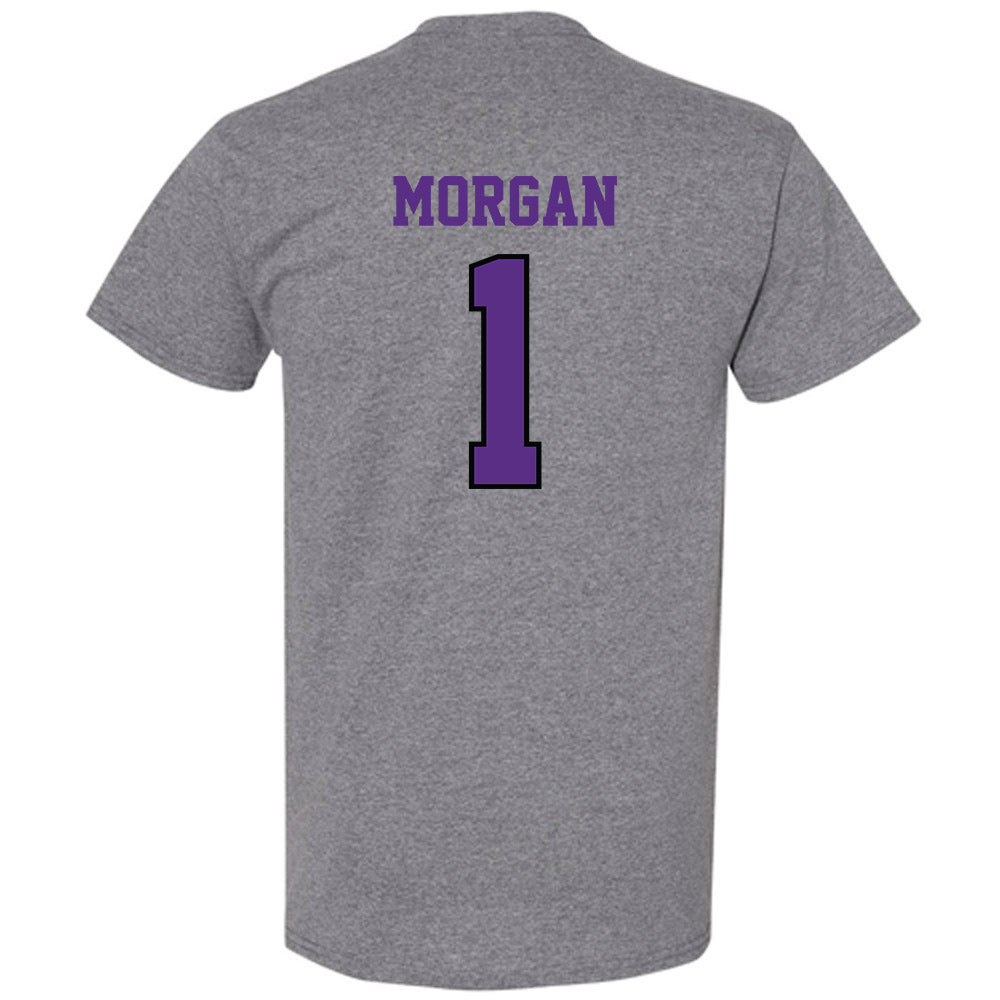 Stonehill - NCAA Men's Basketball : Joshua Morgan - Classic Shersey T-Shirt-1