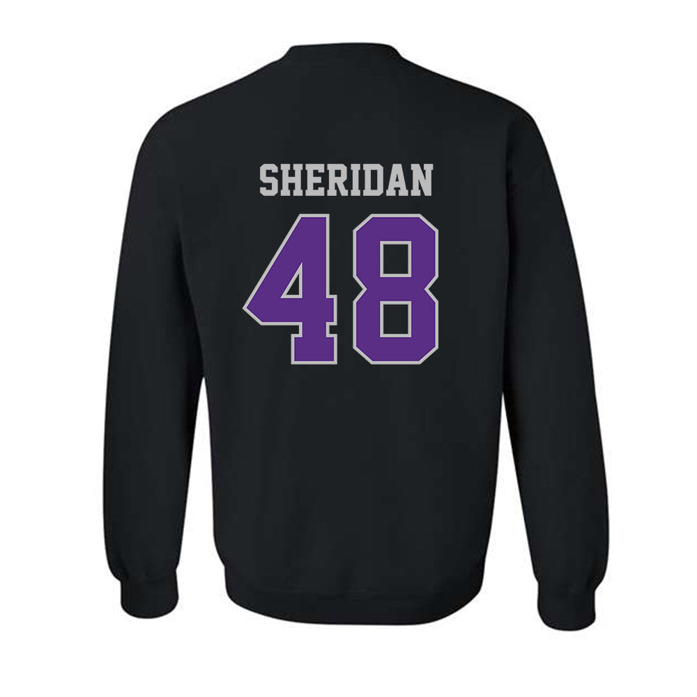 Stonehill - NCAA Football : Kevin Sheridan - Classic Shersey Crewneck Sweatshirt-1