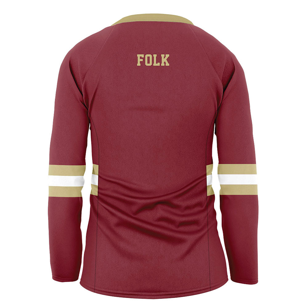 Charleston - NCAA Equestrian : Gillian Folk - Volleyball Jersey-1