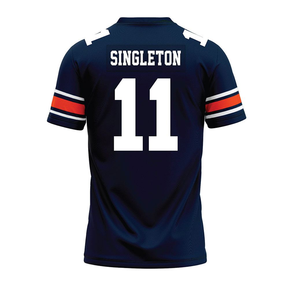 Auburn - NCAA Football : Keshaun Singleton - Navy Premium Football Jersey-1