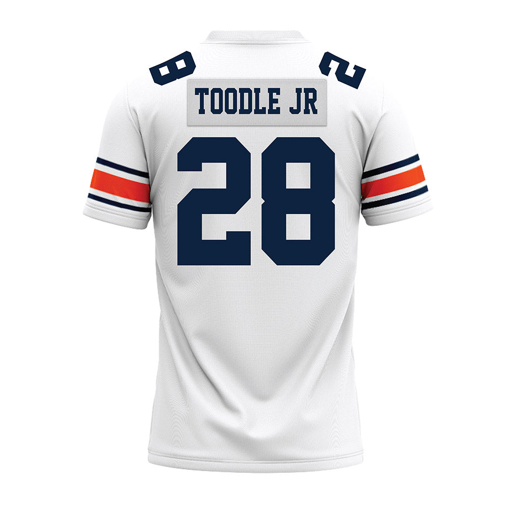 Auburn - NCAA Football : Shadrick Toodle Jr - White Premium Football Jersey-1