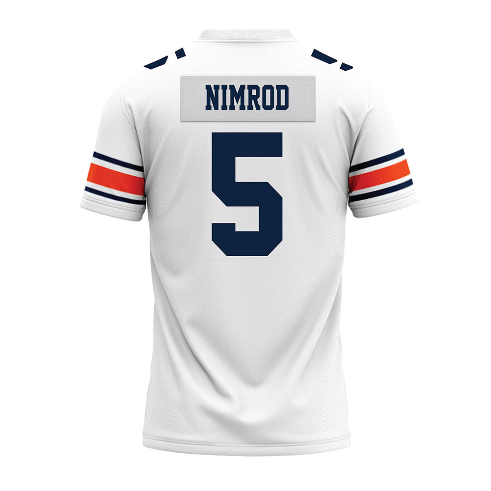 Auburn - NCAA Football : Chas Nimrod - White Premium Football Jersey-1