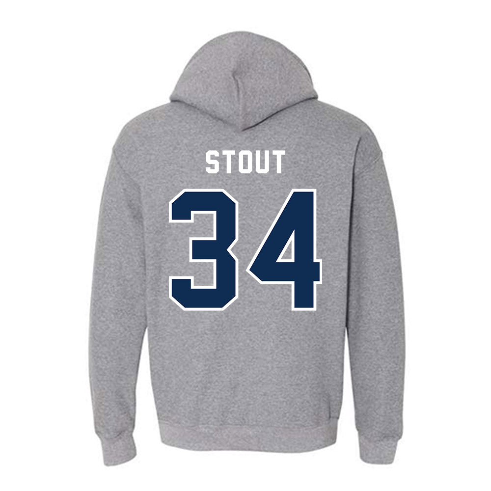 USI - NCAA Baseball : Sage Stout - Classic Shersey Hooded Sweatshirt-1