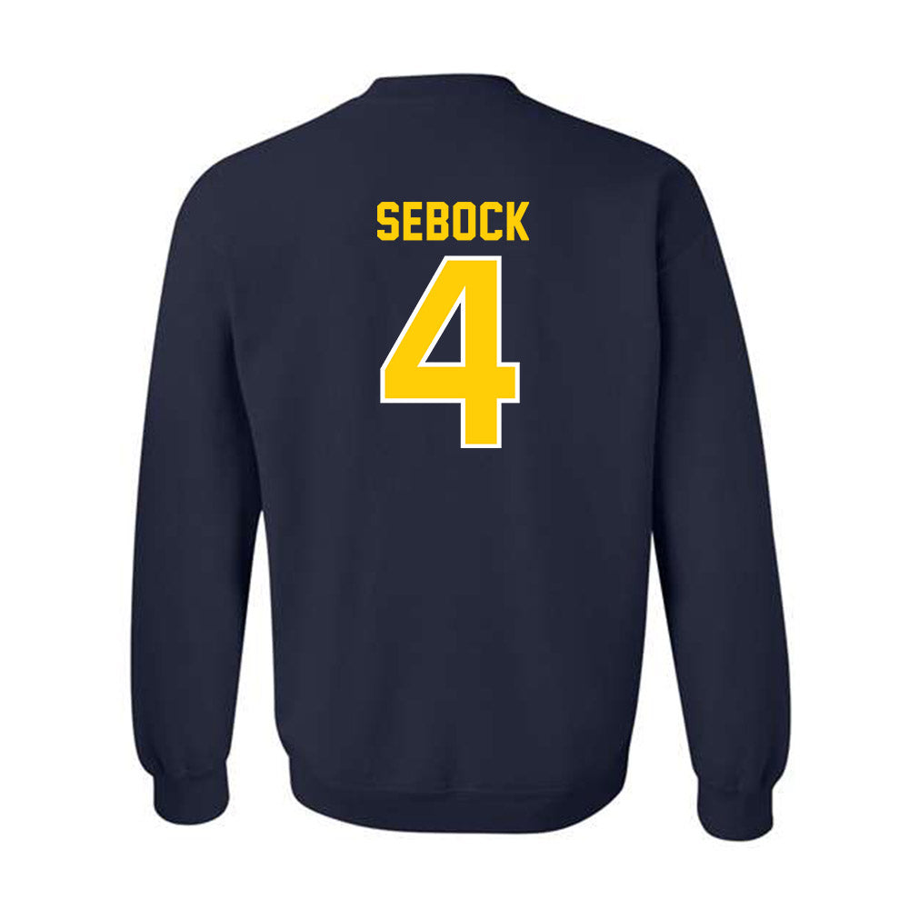 UCO - NCAA Men's Basketball : Jacobi Sebock - Classic Shersey Crewneck Sweatshirt-1