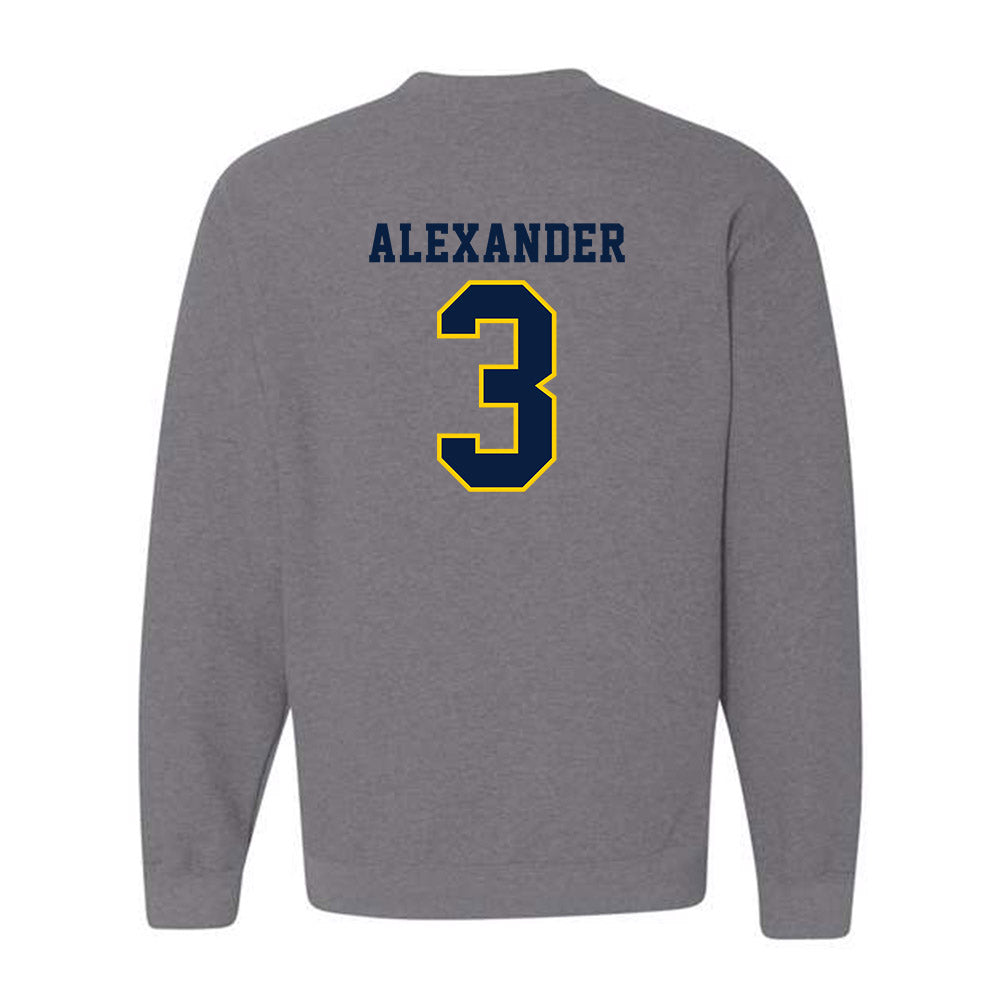 UCO - NCAA Baseball : Elijah Alexander - Classic Shersey Crewneck Sweatshirt-1