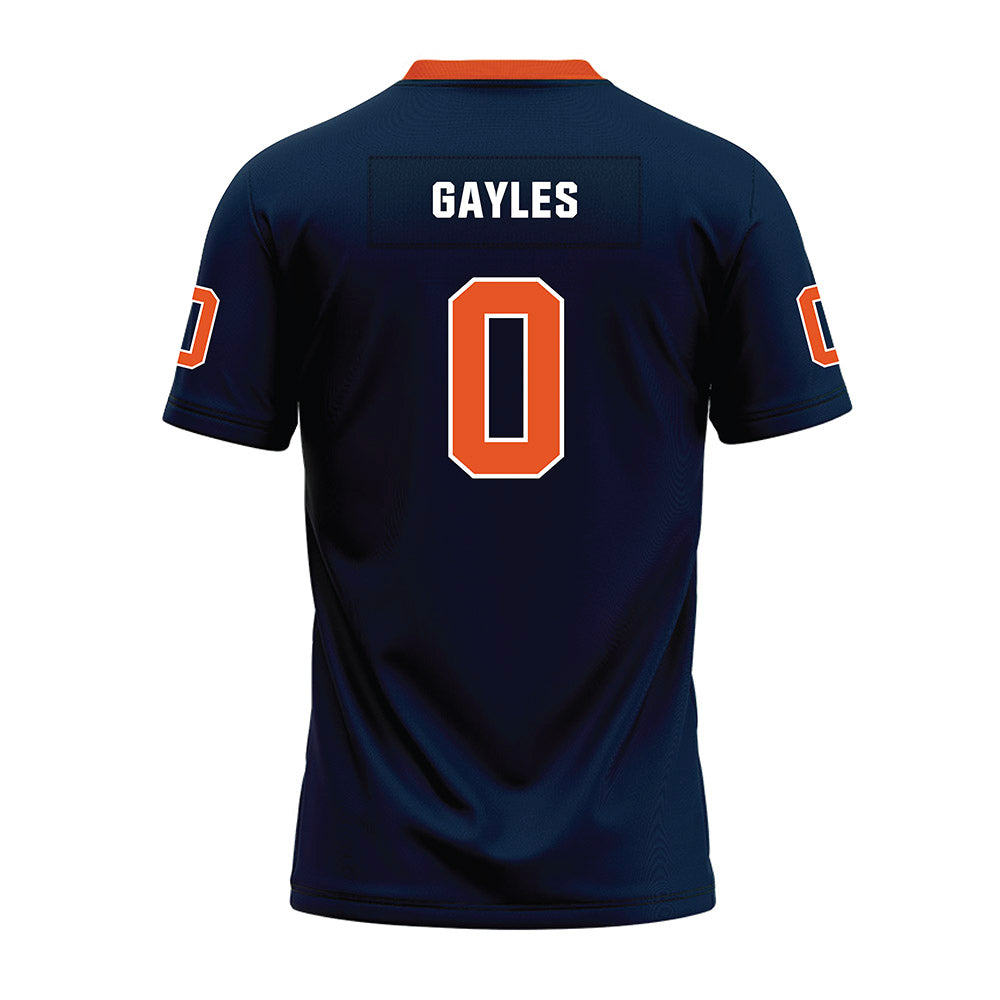 Virginia State - NCAA Football : Kevin Gayles - Premium Football Jersey-1