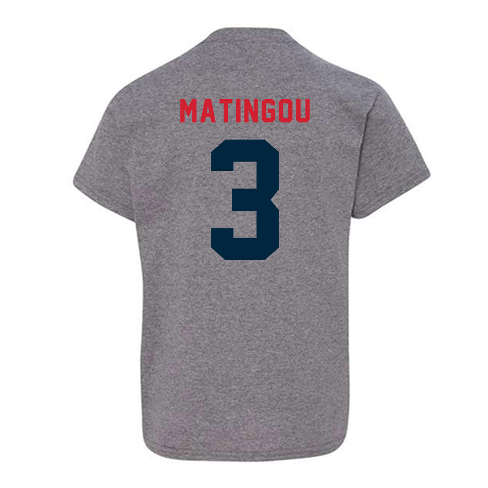 Howard - NCAA Men's Soccer : Troy Matingou - Youth T-Shirt-1