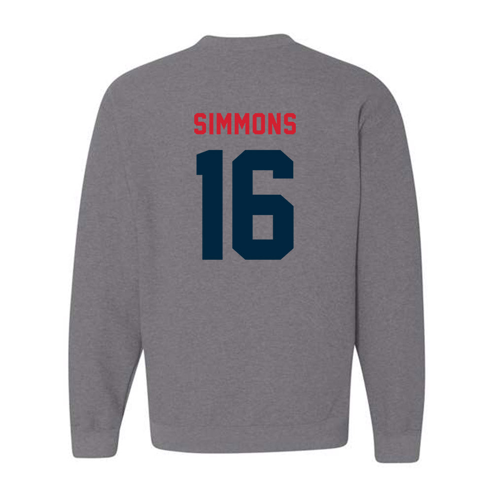Howard - NCAA Men's Soccer : Zach Simmons - Crewneck Sweatshirt-1