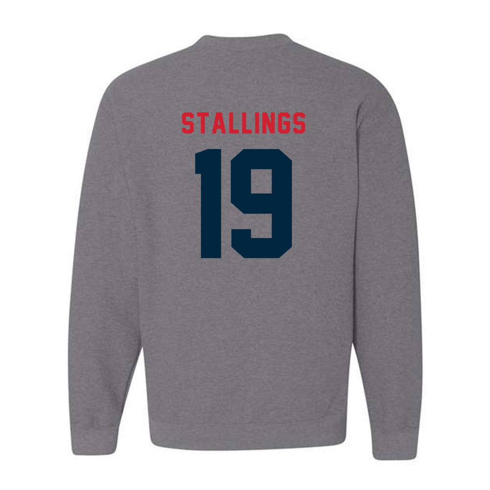 Howard - NCAA Men's Soccer : Roman Stallings - Crewneck Sweatshirt-1