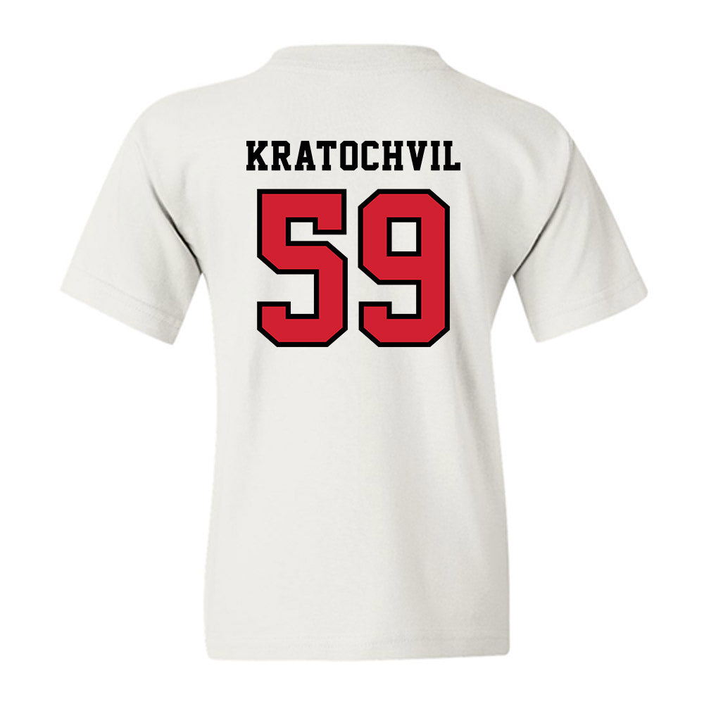 Marist - NCAA Football : James Kratochvil - Classic Shersey Youth T-Shirt-1