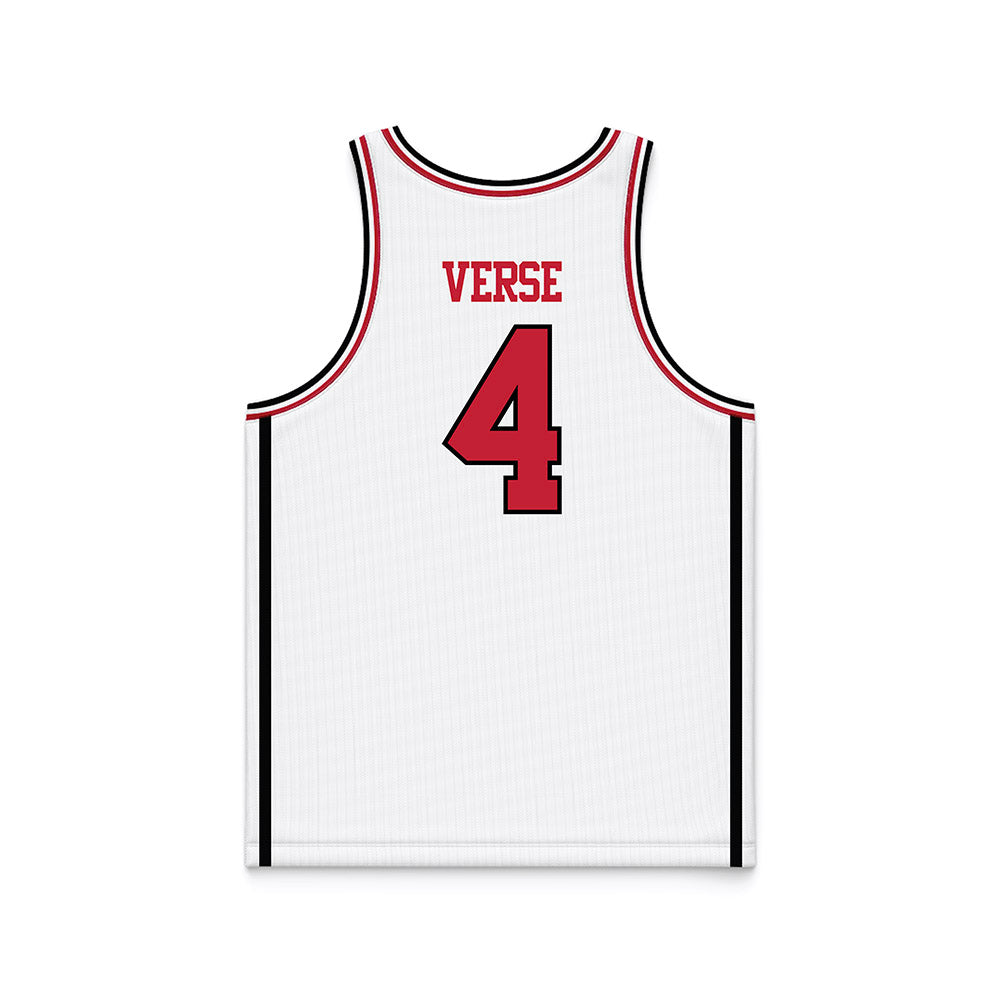 Georgia - NCAA Women's Basketball : Miyah Verse - White Basketball Jersey-1