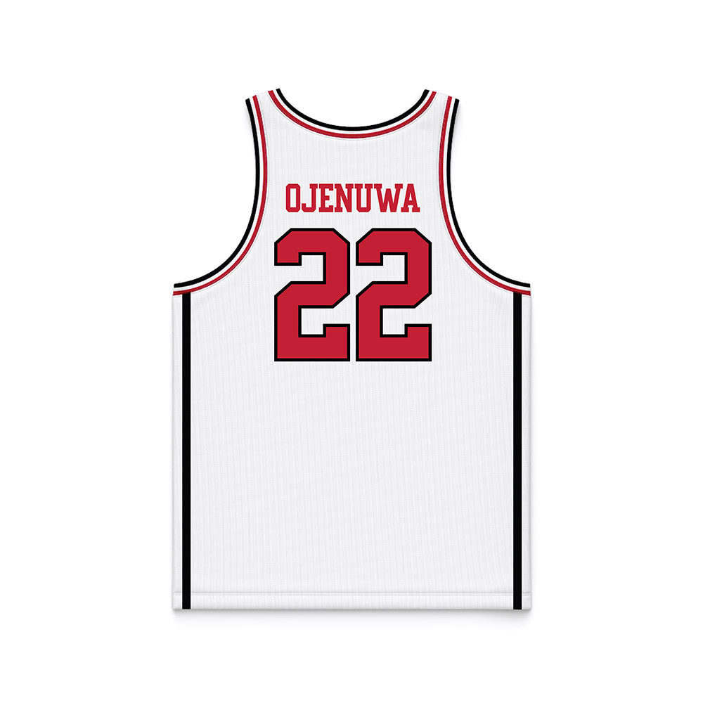 Georgia - NCAA Women's Basketball : Vera Ojenuwa - White Basketball Jersey-1