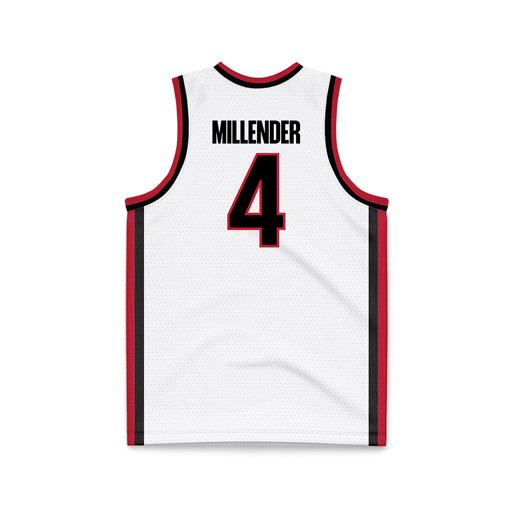 Georgia - NCAA Men's Basketball : Marcus Millender - White Basketball Jersey-1
