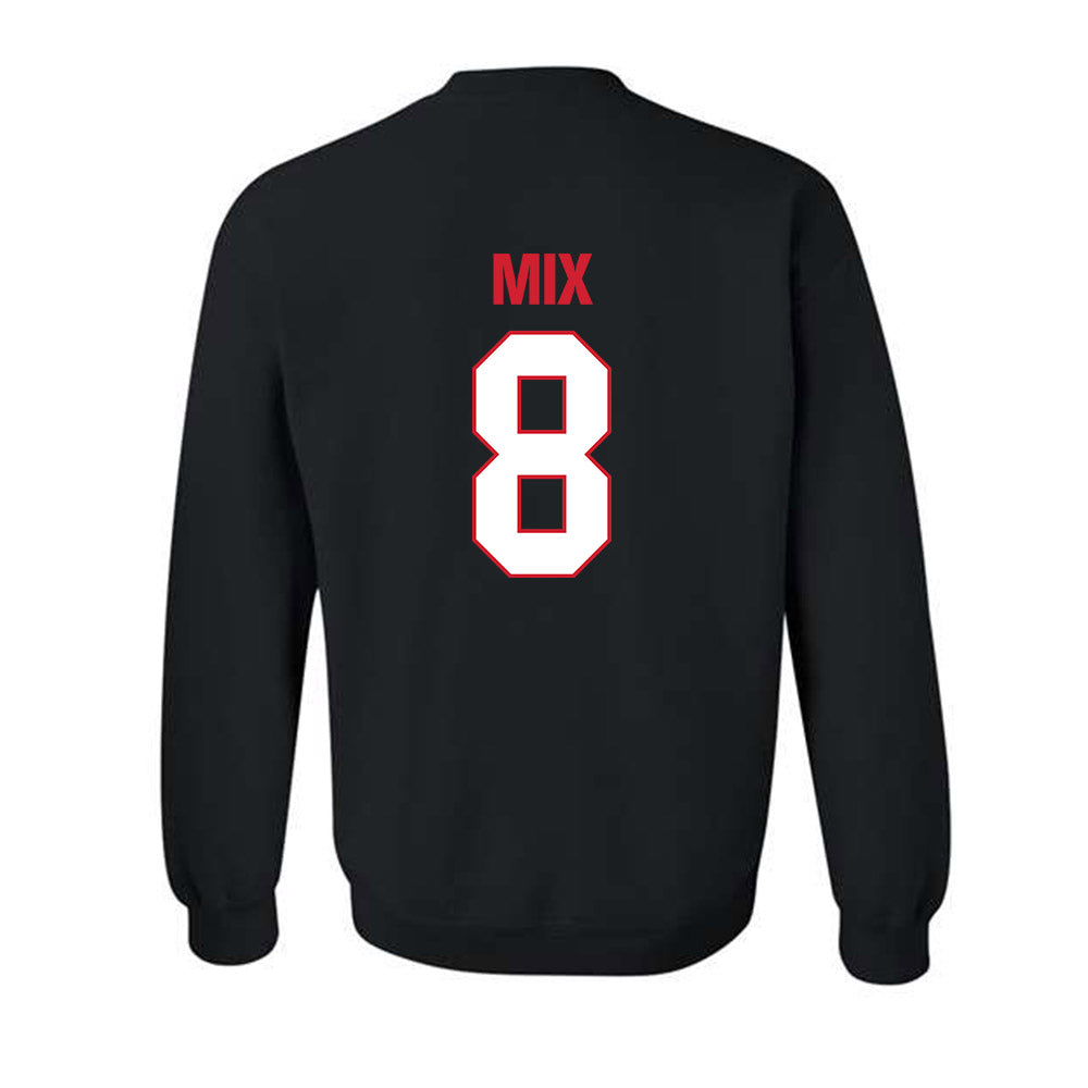 MSUM - NCAA Women's Volleyball : Natalie Mix - Classic Shersey Crewneck Sweatshirt-3