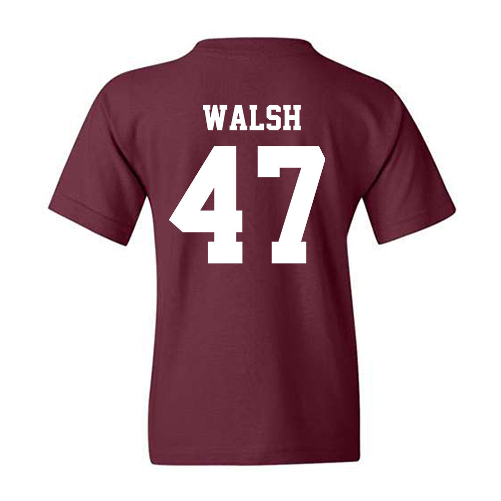 UWLAX - NCAA Football : Henry Walsh - Youth T-Shirt-1