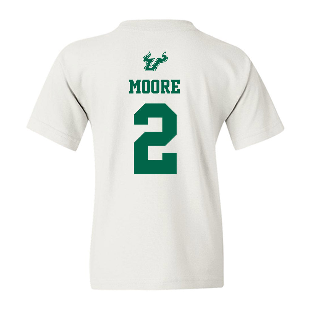 USF - NCAA Men's Basketball : Darren Moore - EDGE Classic Shersey Youth T-Shirt-1