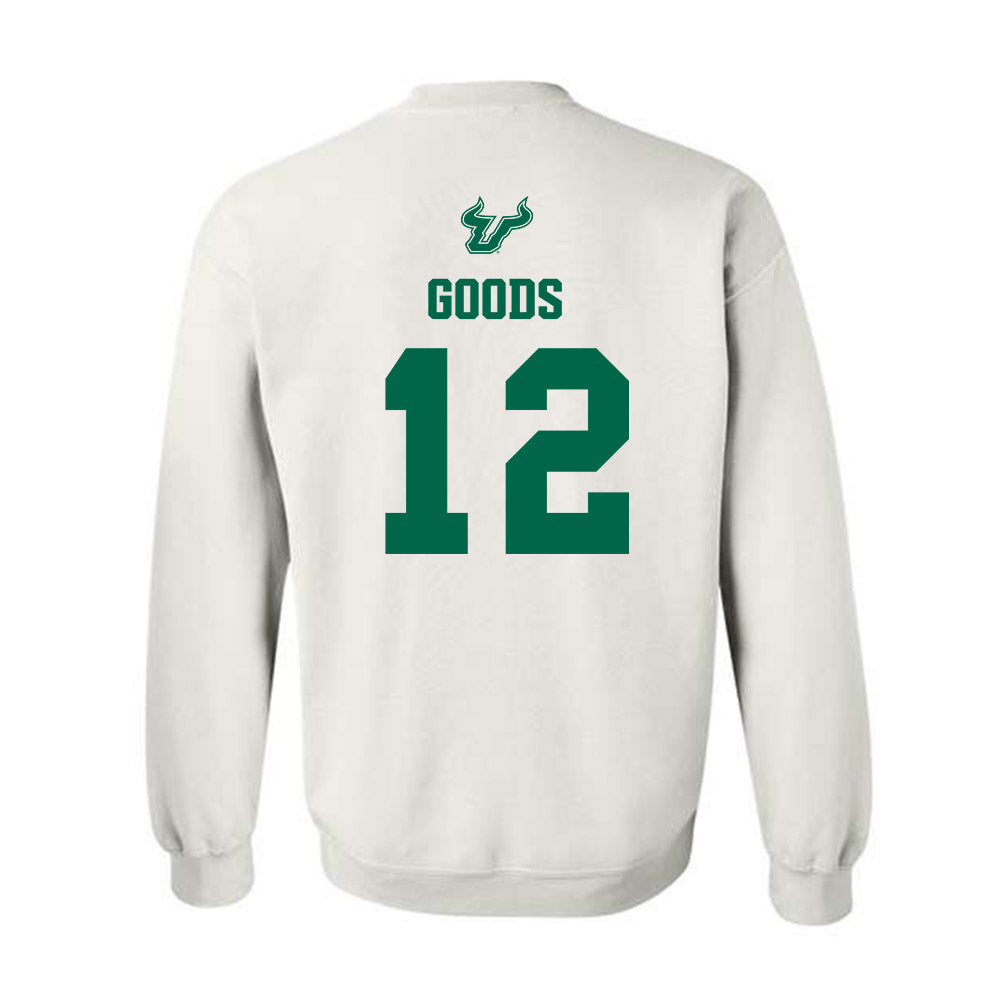USF - NCAA Men's Basketball : Richard Goods - EDGE Classic Shersey Crewneck Sweatshirt-1