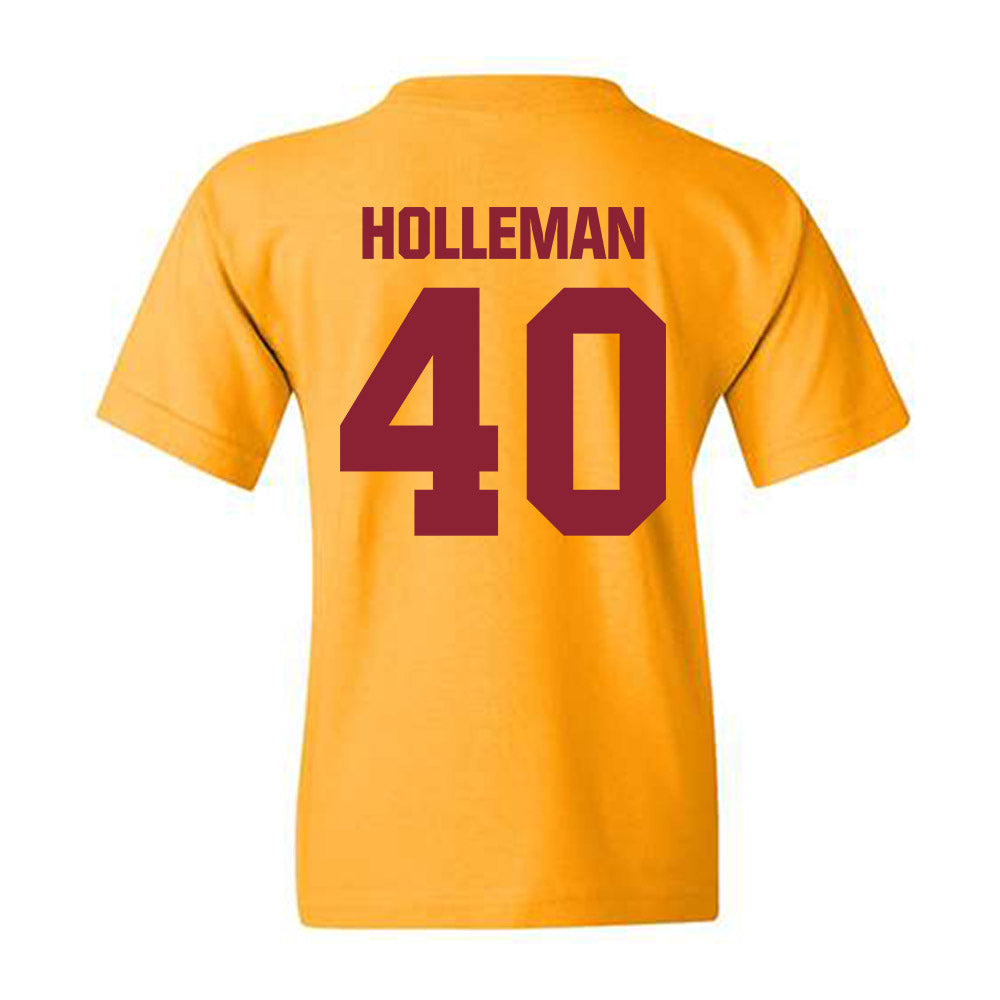 Calvin - NCAA Men's Ice Hockey : Henry Holleman - Youth T-Shirt-1