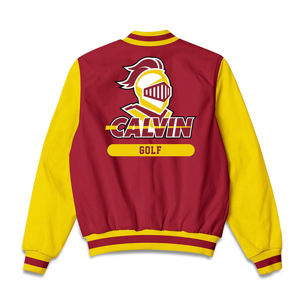 Calvin - NCAA Men's Golf : Reuben Kok - Bomber Jacket-1