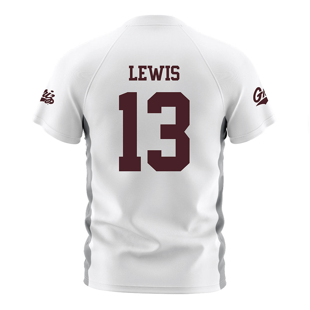 Montana - NCAA Women's Soccer : Elli Lewis - White Soccer Jersey-1