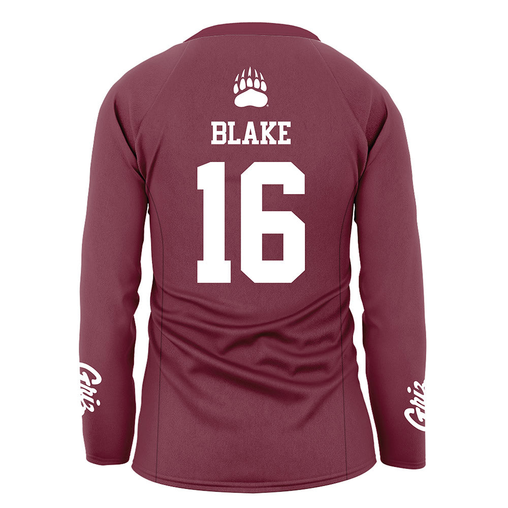 Montana - NCAA Women's Volleyball : Mylee Blake - Maroon Volleyball Jersey-1