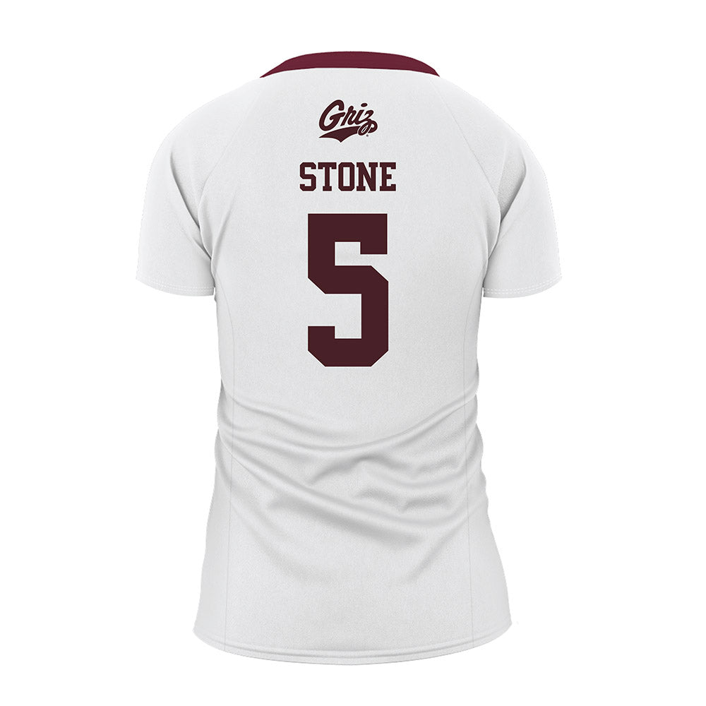 Montana - NCAA Women's Volleyball : Alex Stone - White Volleyball Jersey