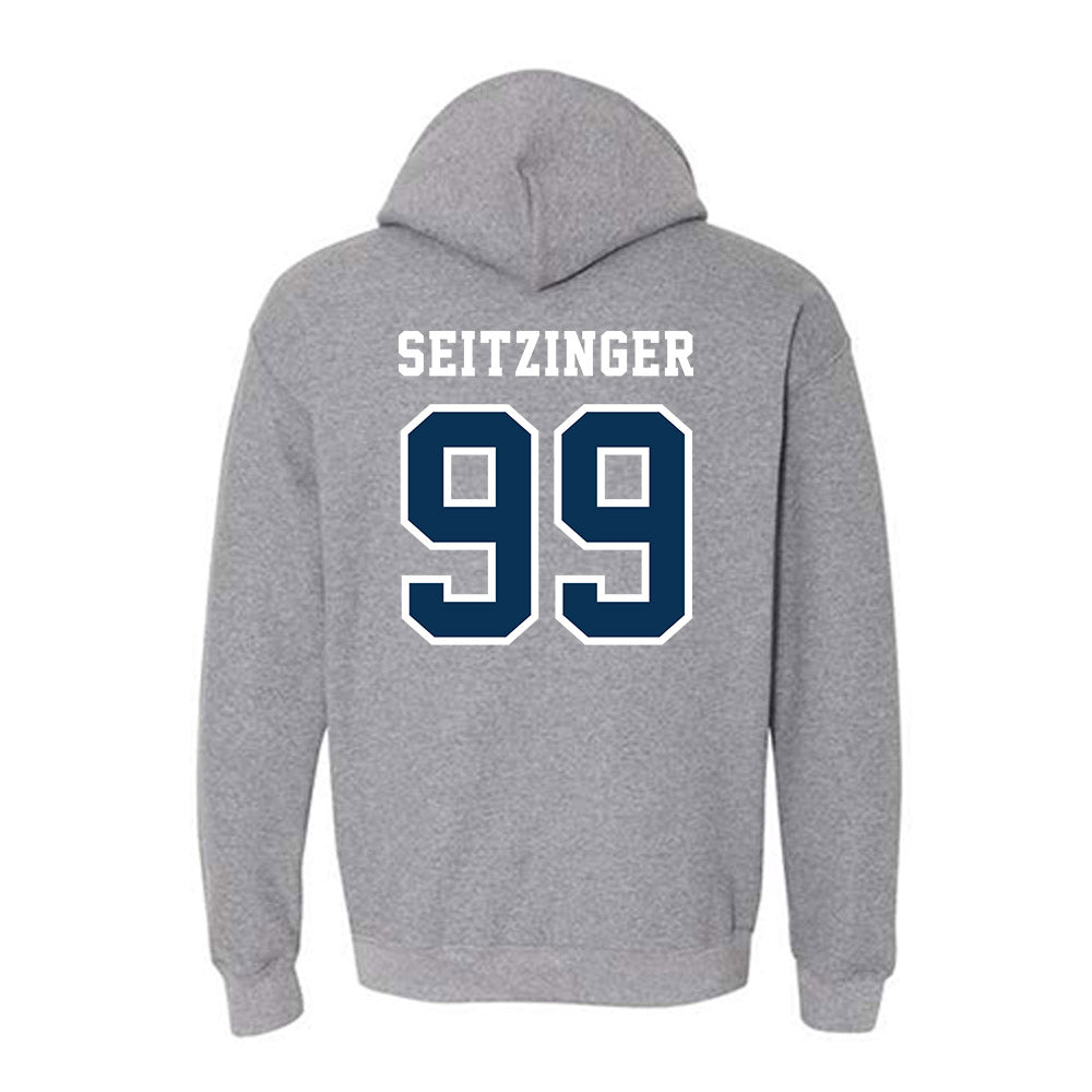 Coppin State - NCAA Baseball : Micah Seitzinger - Classic Shersey Hooded Sweatshirt-1
