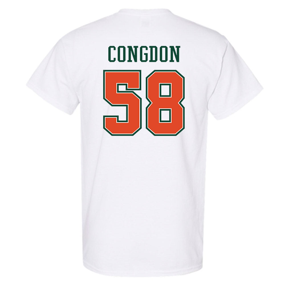 Miami - NCAA Football : Ben Congdon - T-Shirt-1