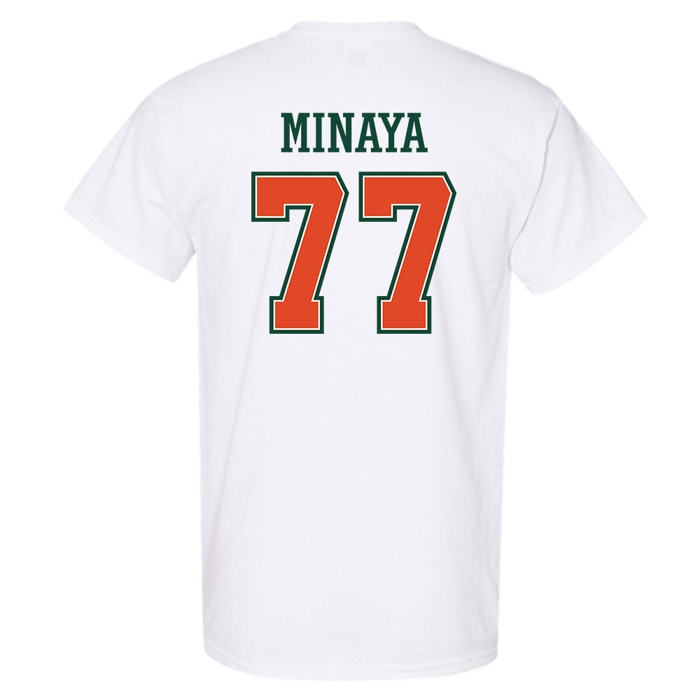 Miami - NCAA Football : Juan Minaya - T-Shirt-1