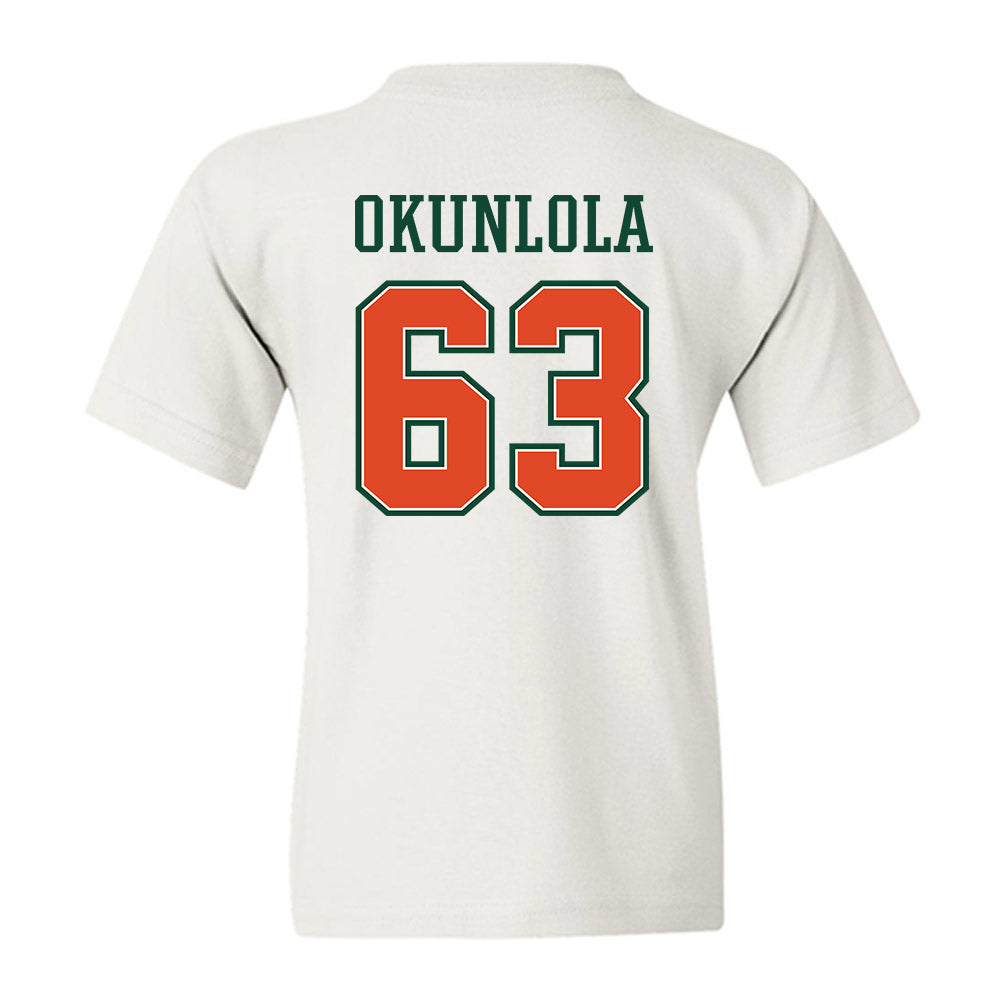 Miami - NCAA Football : Samson Okunlola - Youth T-Shirt-1