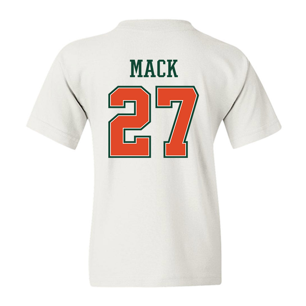 Miami - NCAA Football : Ryan Mack - Youth T-Shirt-1